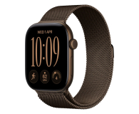 Apple Watch 12 46/Ciemny brąz Alu/Ciemny brąz Mediolańska M/L GPS - 1594099 - zdjęcie 1